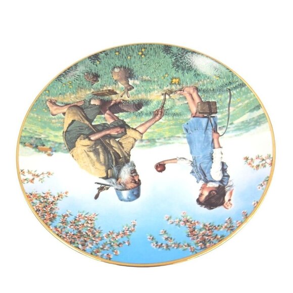 Johnny Appleseed American Folk Heroes Series Porcelain Collector's Plate Vintage - Picture 5 of 11